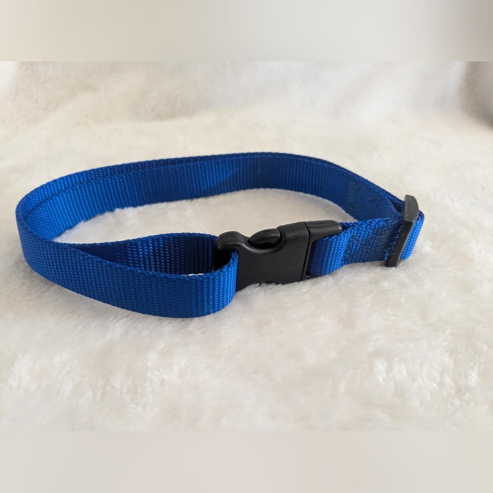 pet collar/dog collar, large, blue, see photos for sizing/details